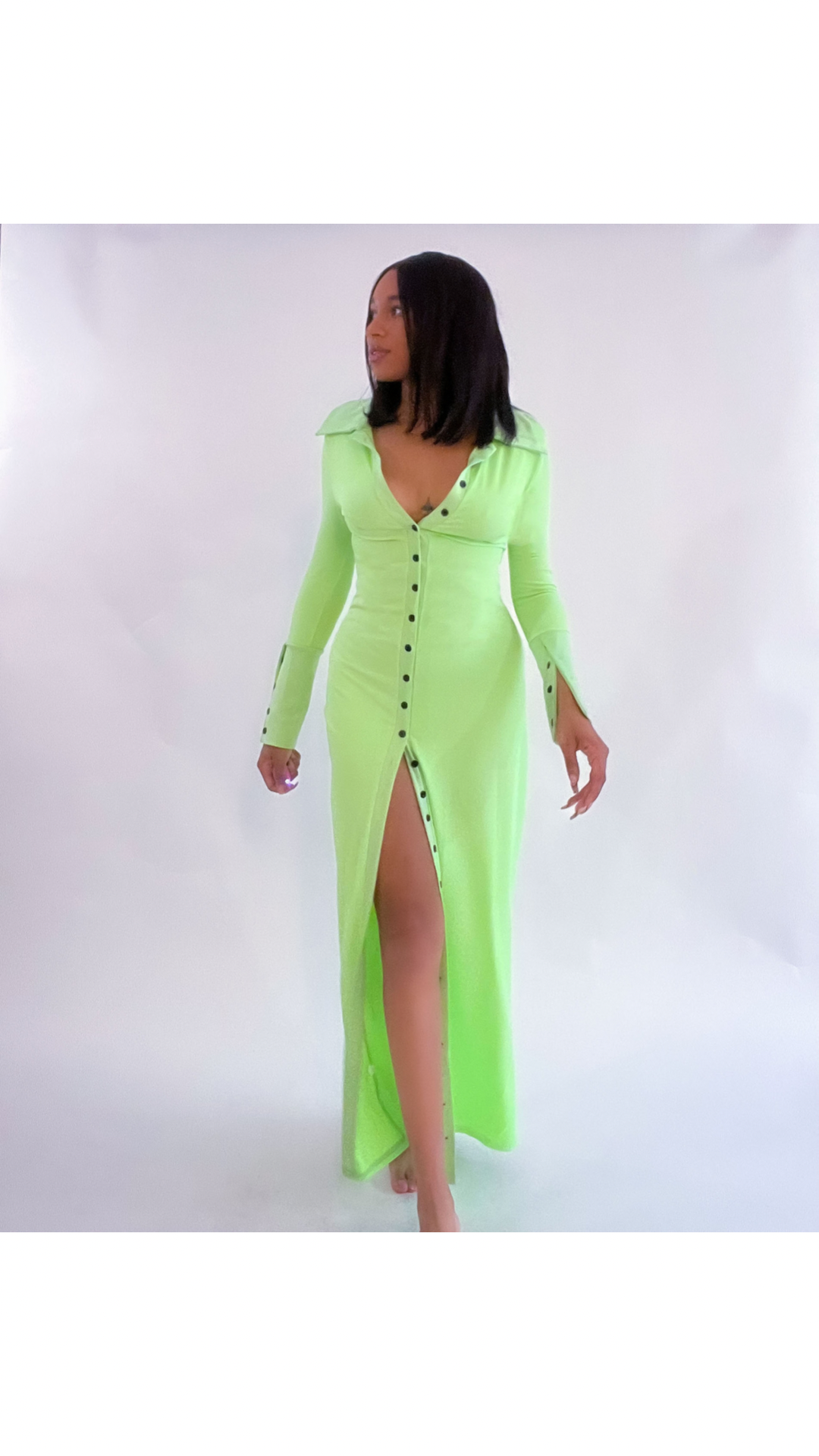 Long sleeve house on sale dress