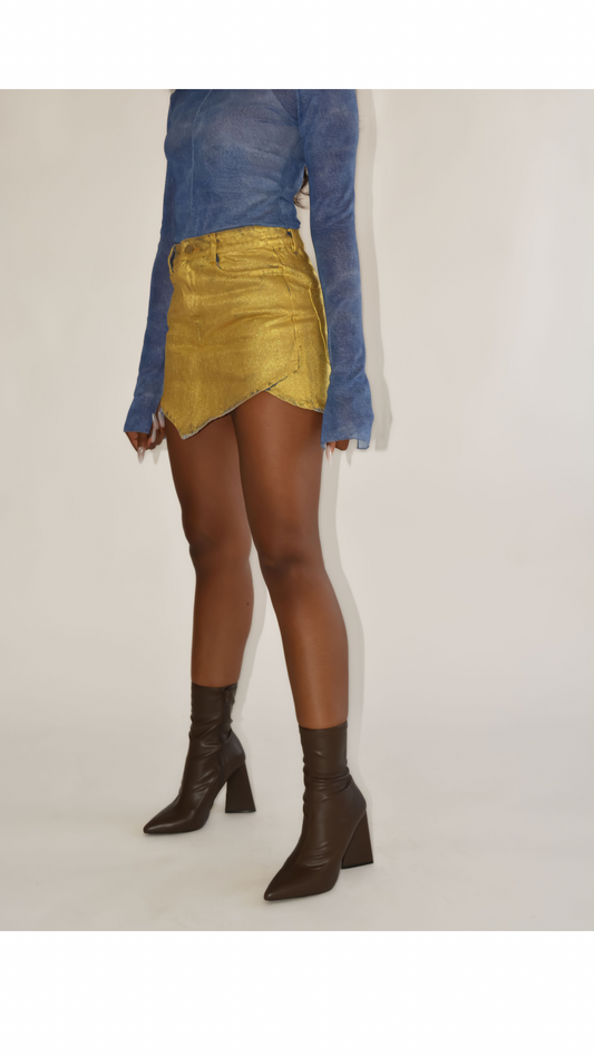 24K Gold| Mini skirt