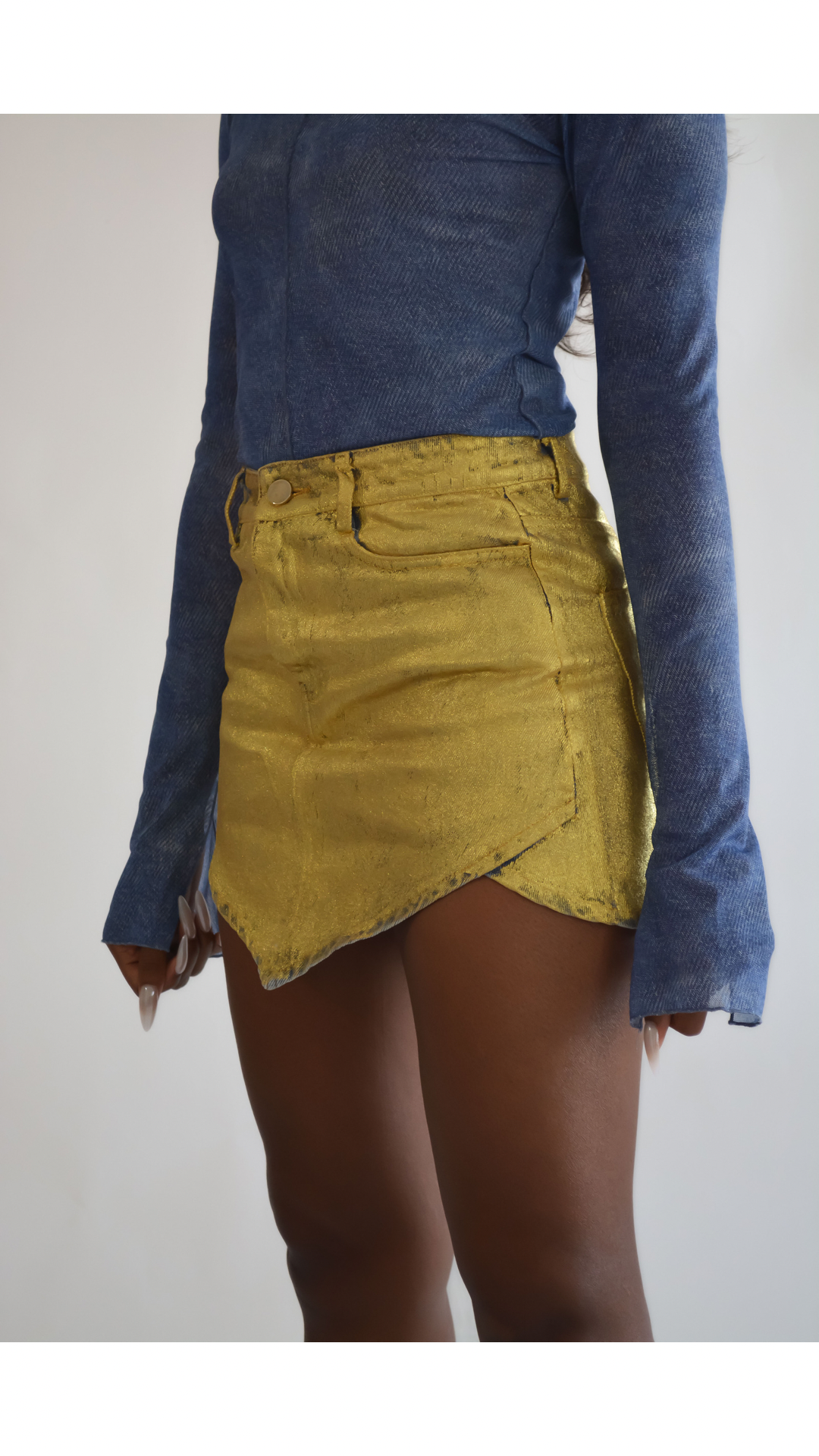 24K Gold| Mini skirt