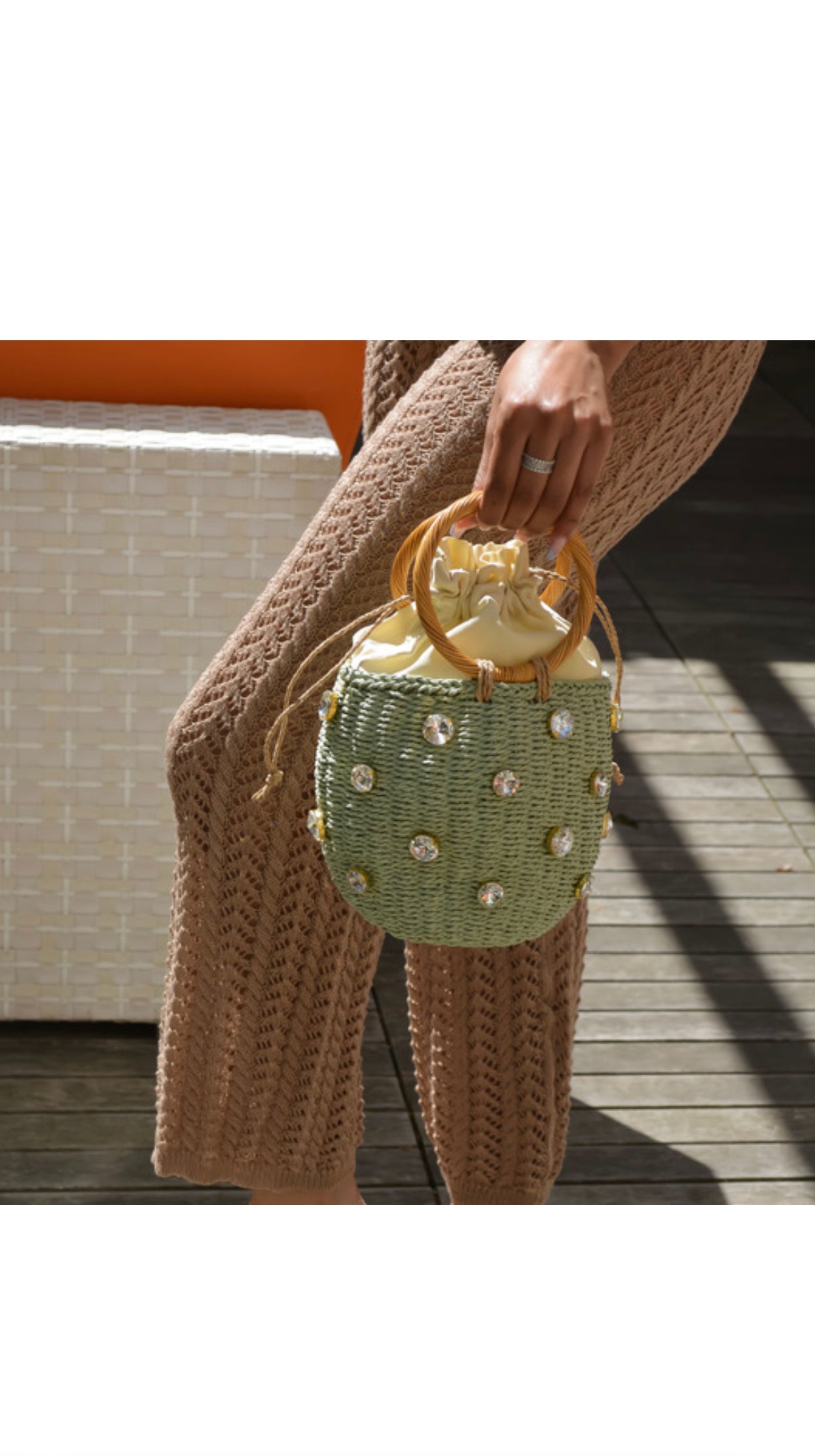 Kira | woven straw bag